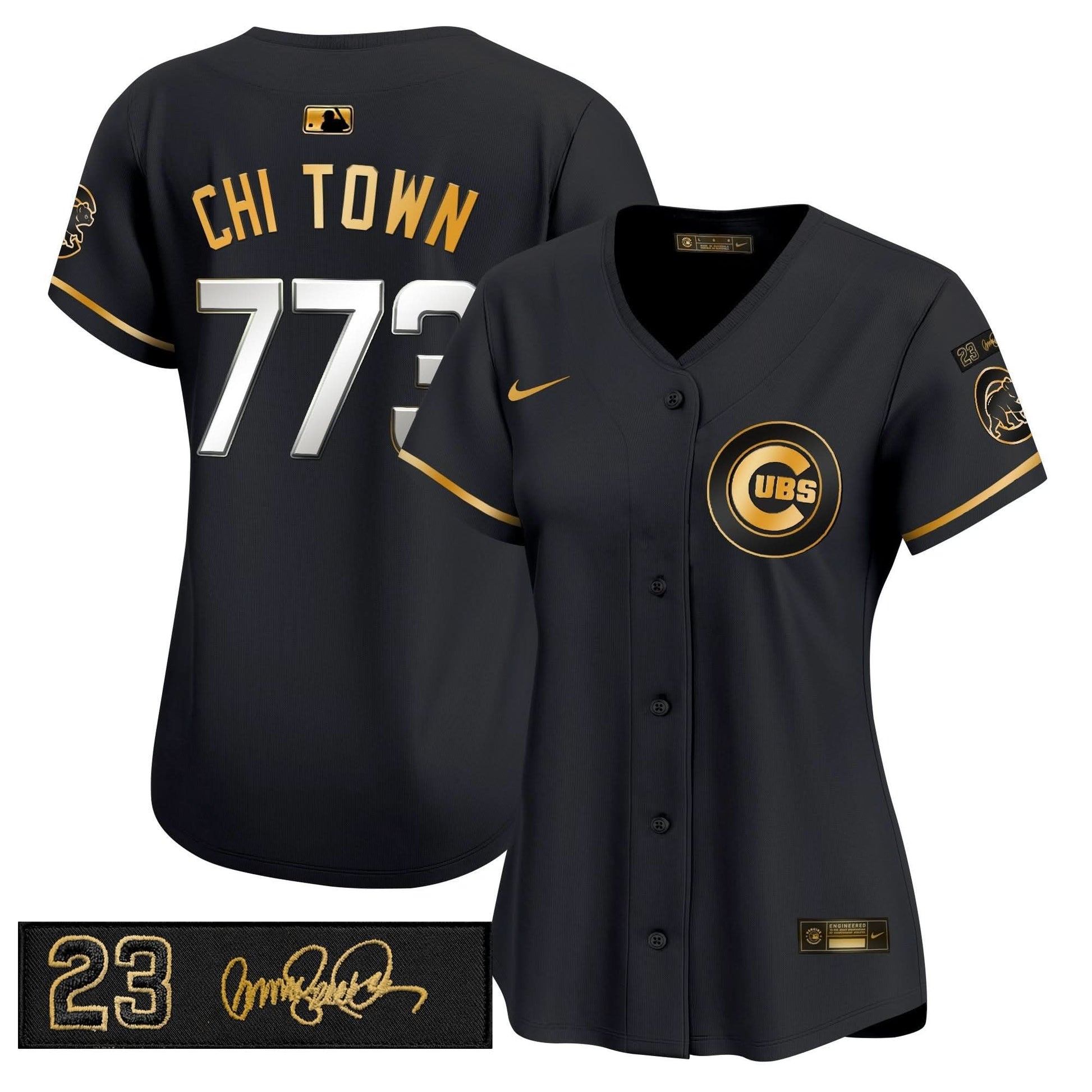 Women's Chicago Cubs 'Ryne Sandberg Tribute' Vapor Premier Limited Jersey V3 - All Stitched