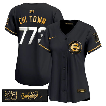 Women's Chicago Cubs 'Ryne Sandberg Tribute' Vapor Premier Limited Jersey V3 - All Stitched