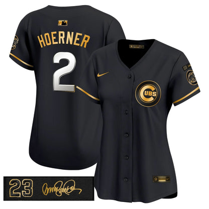 Women's Chicago Cubs 'Ryne Sandberg Tribute' Vapor Premier Limited Jersey V3 - All Stitched