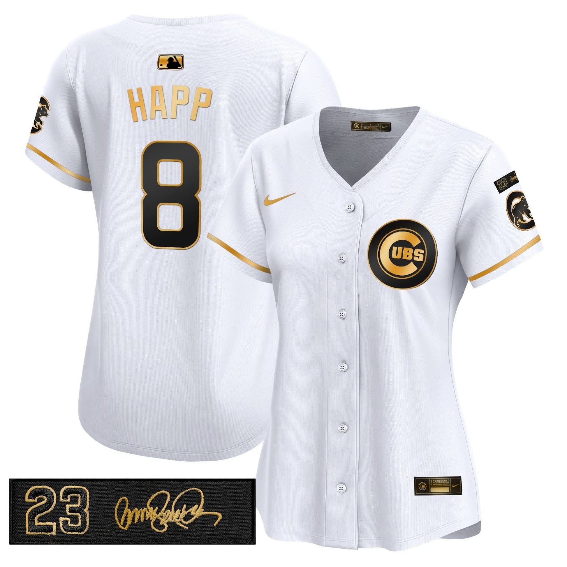 Women's Chicago Cubs 'Ryne Sandberg Tribute' Vapor Premier Limited Jersey V3 - All Stitched