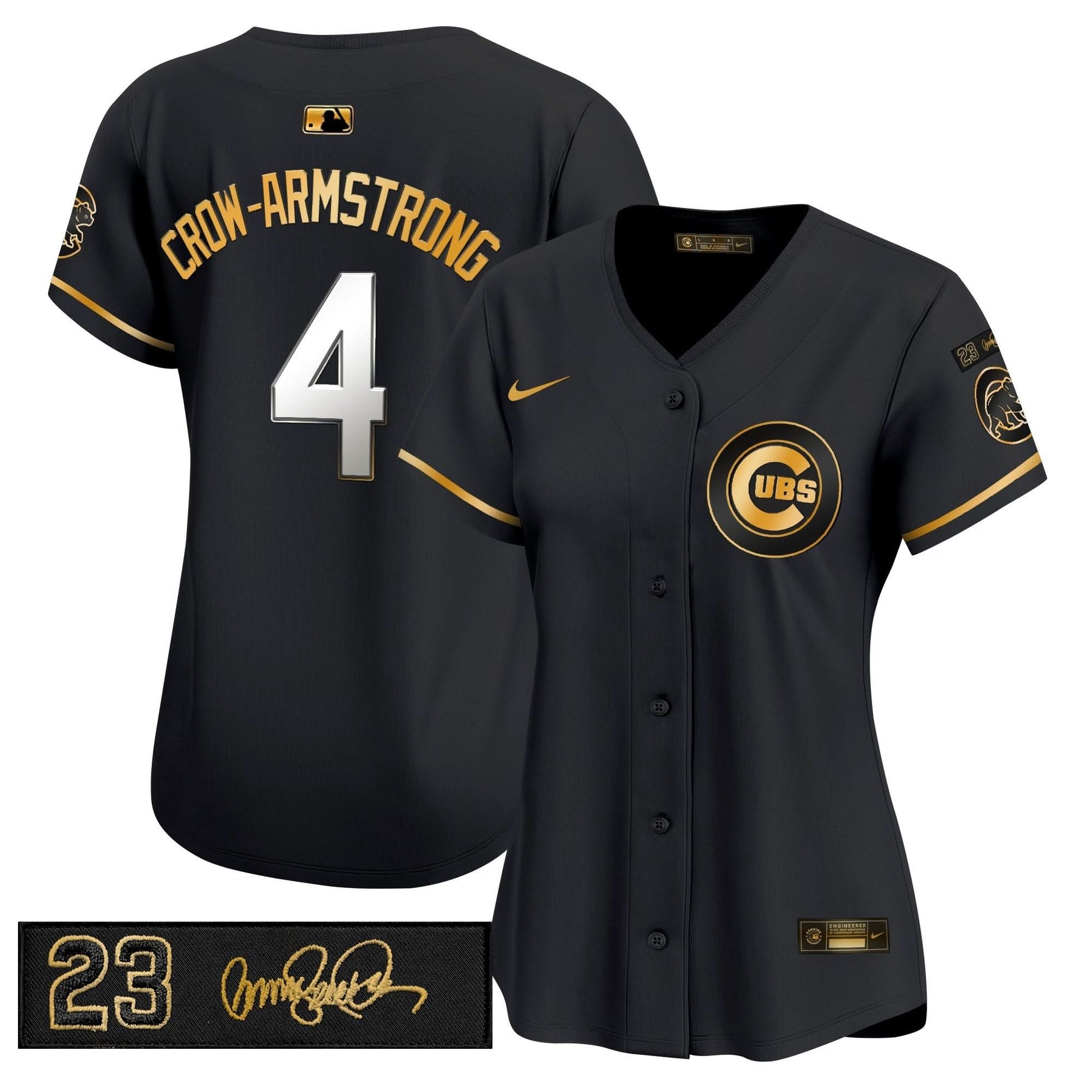 Women's Chicago Cubs 'Ryne Sandberg Tribute' Vapor Premier Limited Jersey V3 - All Stitched