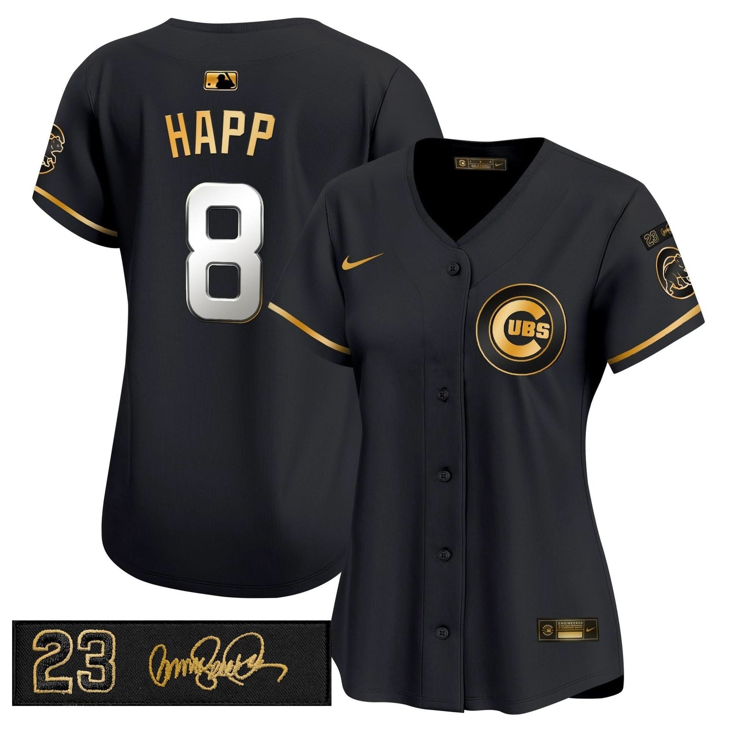 Women's Chicago Cubs 'Ryne Sandberg Tribute' Vapor Premier Limited Jersey V3 - All Stitched