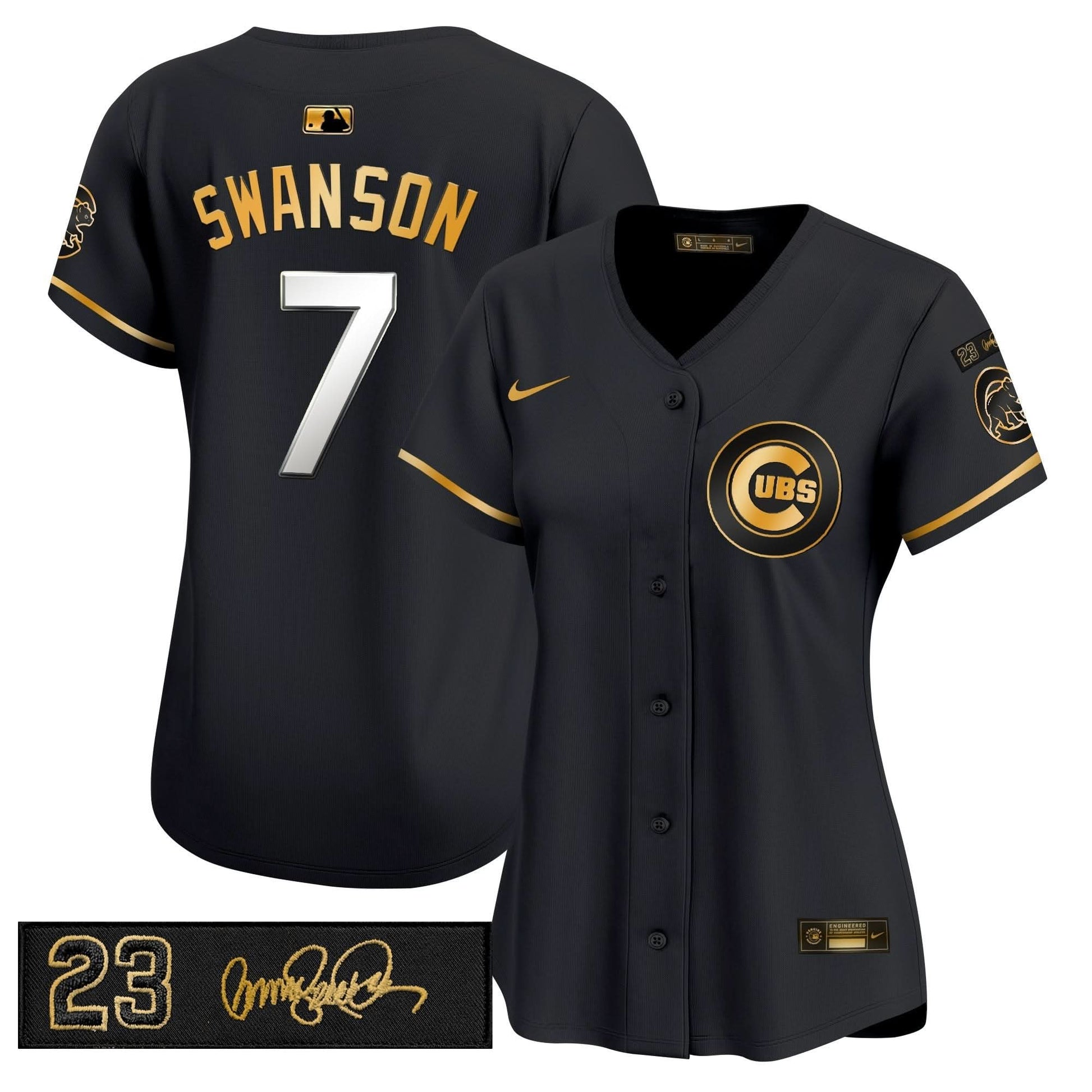 Women's Chicago Cubs 'Ryne Sandberg Tribute' Vapor Premier Limited Jersey V3 - All Stitched