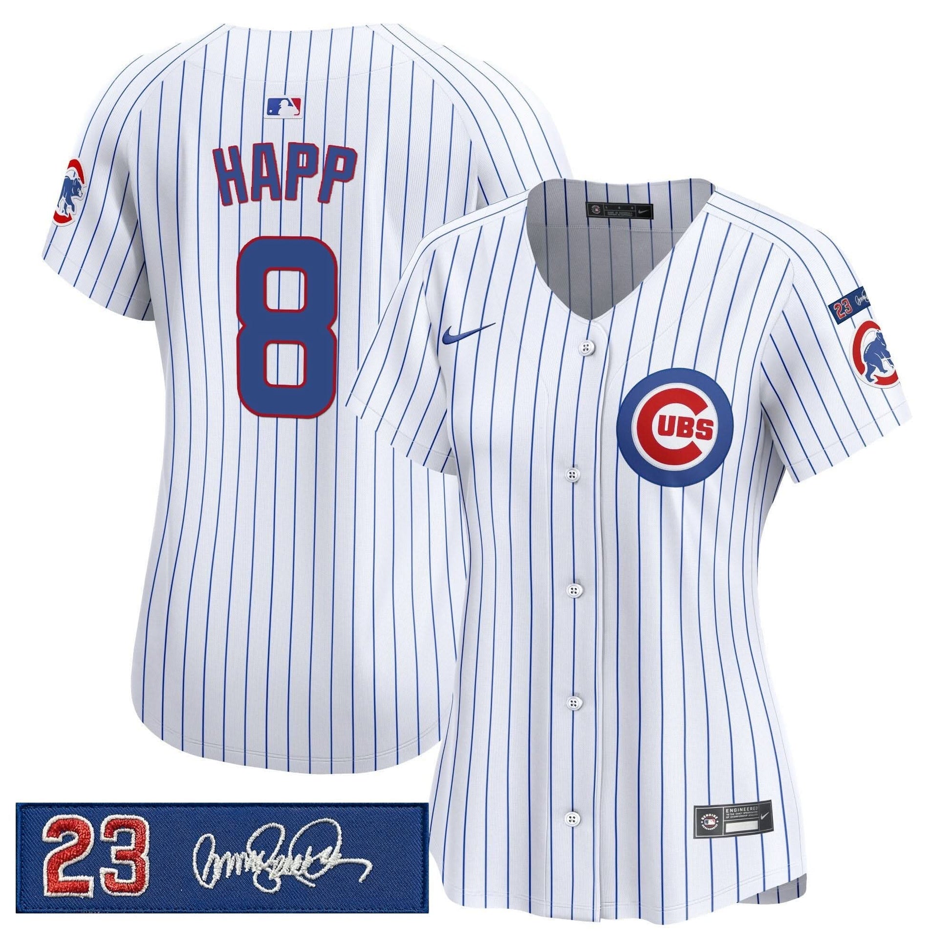 Women's Chicago Cubs 'Ryne Sandberg Tribute' Vapor Premier Limited Jersey V3 - All Stitched
