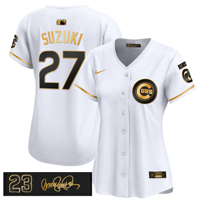 Women's Chicago Cubs 'Ryne Sandberg Tribute' Vapor Premier Limited Jersey V3 - All Stitched