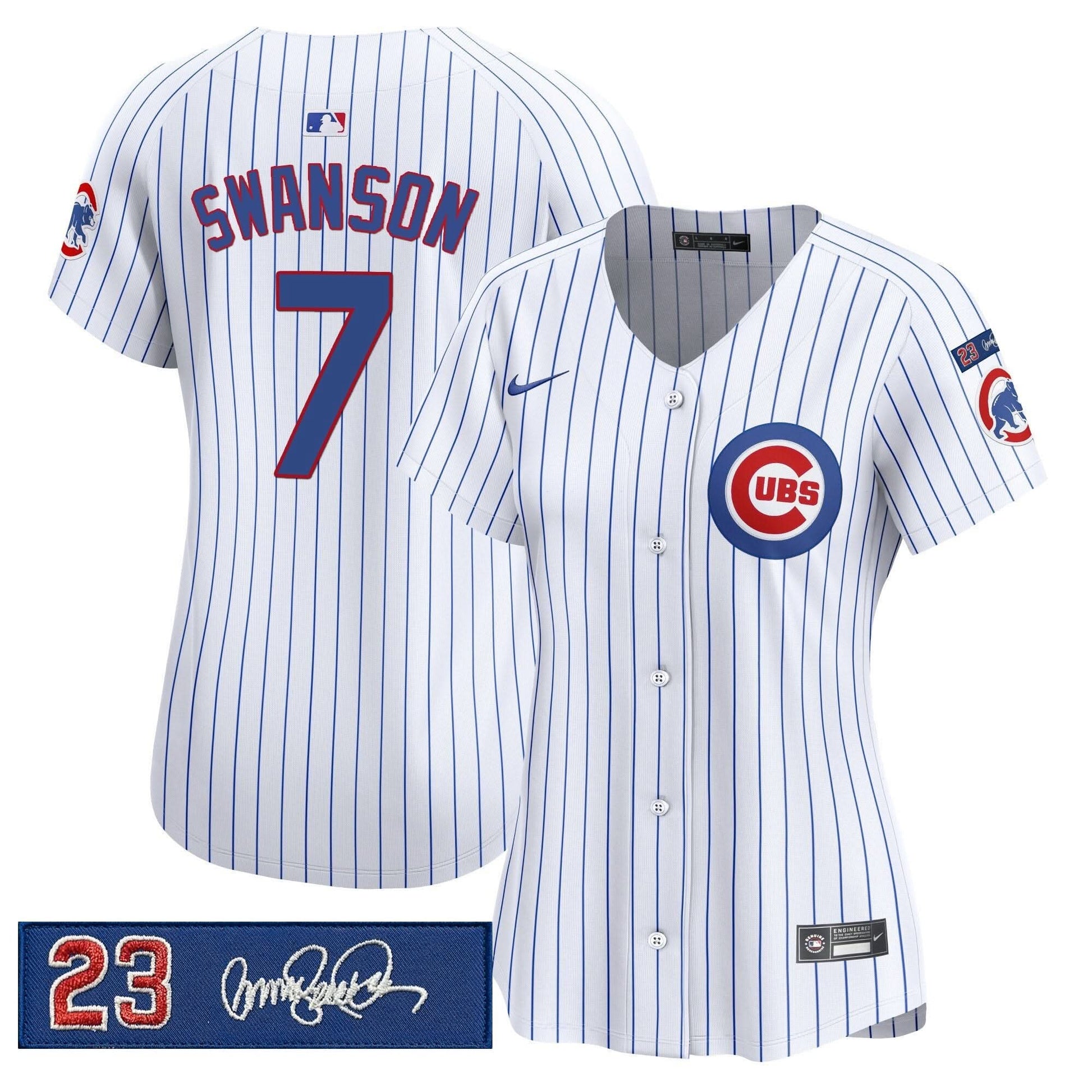 Women's Chicago Cubs 'Ryne Sandberg Tribute' Vapor Premier Limited Jersey V3 - All Stitched