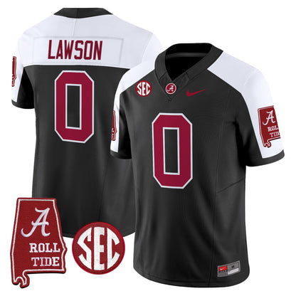 Men's Alabama Crimson Tide 2026 Vapor Limited Jersey - Alabama Map - Stitched