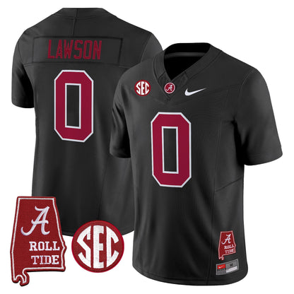 Men's Alabama Crimson Tide 2026 Vapor Limited Jersey - Alabama Map - Stitched