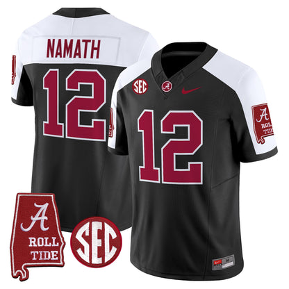 Men's Alabama Crimson Tide 2026 Vapor Limited Jersey - Alabama Map - Stitched