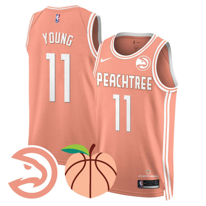 Atlanta Hawks “Peachtree” City Edition Jersey - All Stitched