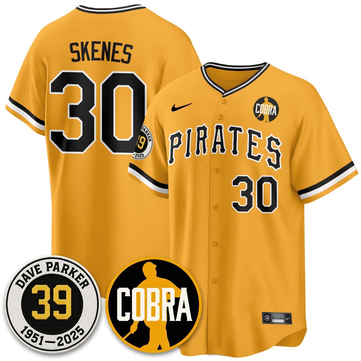 Men's Pittsburgh Pirates Memories Dave Parker Jersey- ���COBRA��� Patch - All Stitched