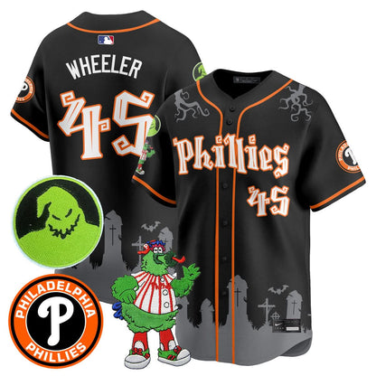 Philadelphia Phillies Oogie Boogie & Phanatic Premier Limited Jersey - All Stitched