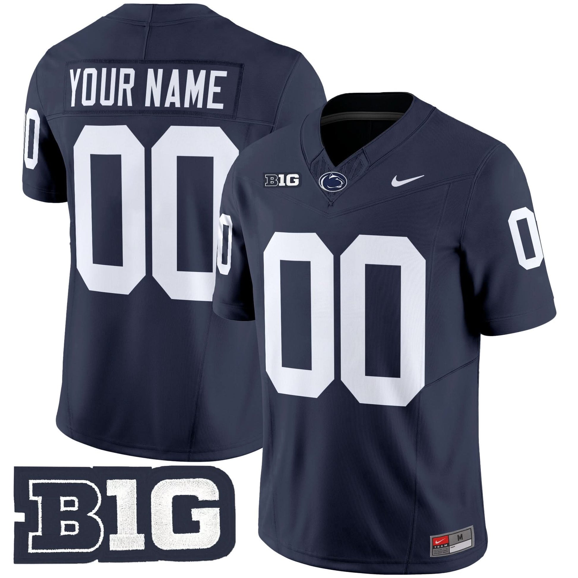 Penn State Nittany Lions 2025 Vapor Limited Custom Jersey - All Stitched