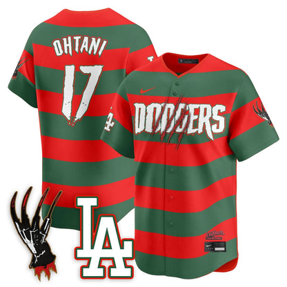 Los Angeles Dodgers "A Nightmare on Elm Street" Jersey - Stitched