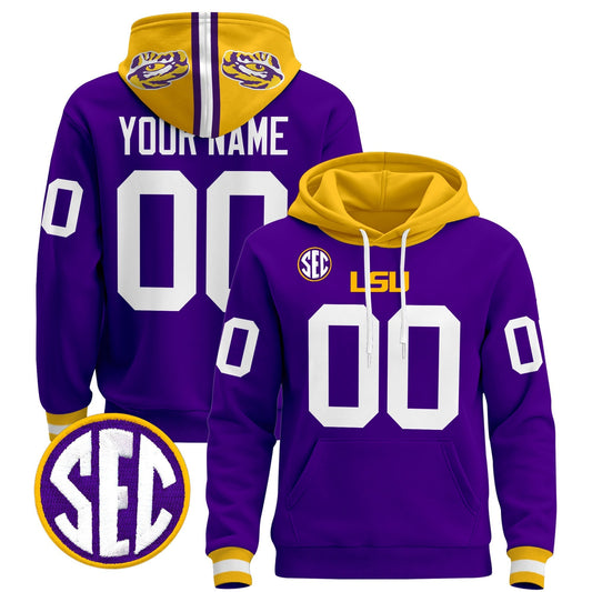 LSU Tigers 2025 Premium Custom Pullover Hoodie