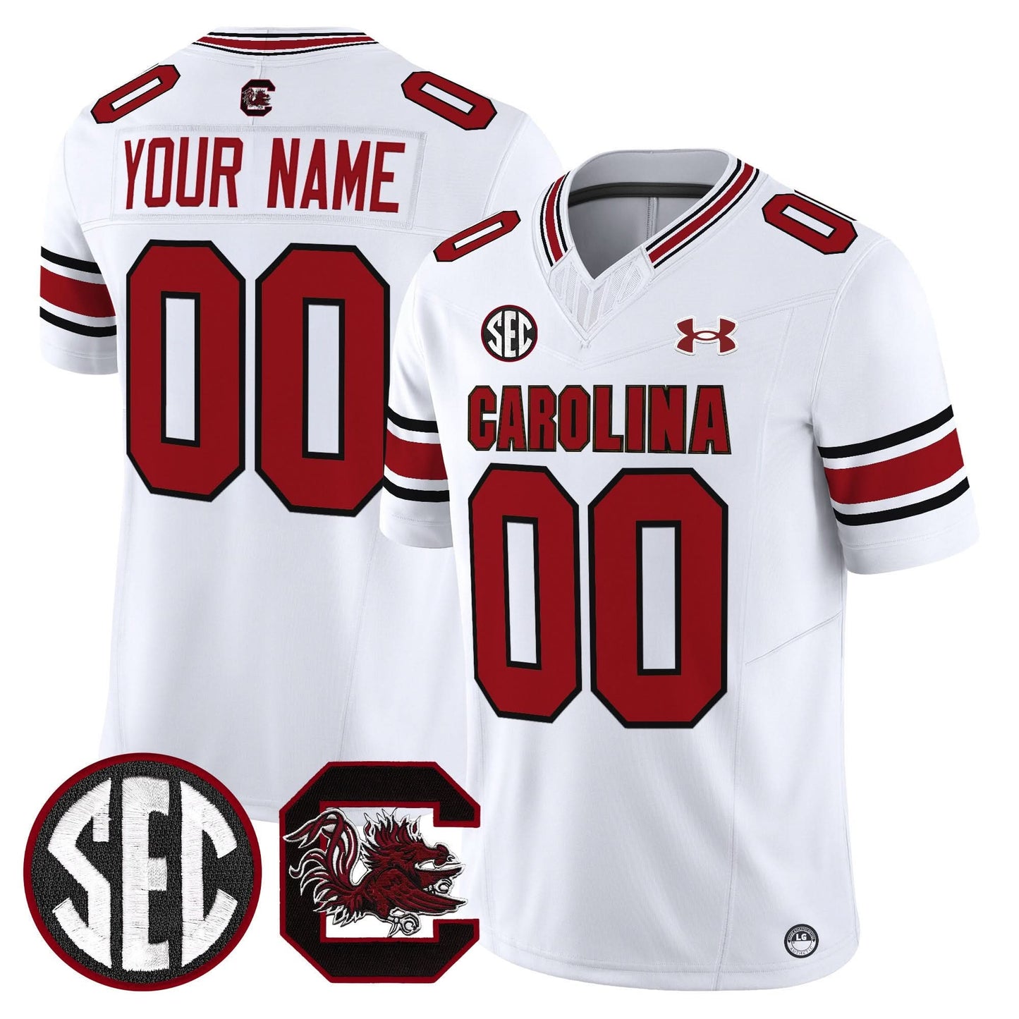 South Carolina Gamecocks 2025 Vapor Limited Custom Jersey - All Stitched