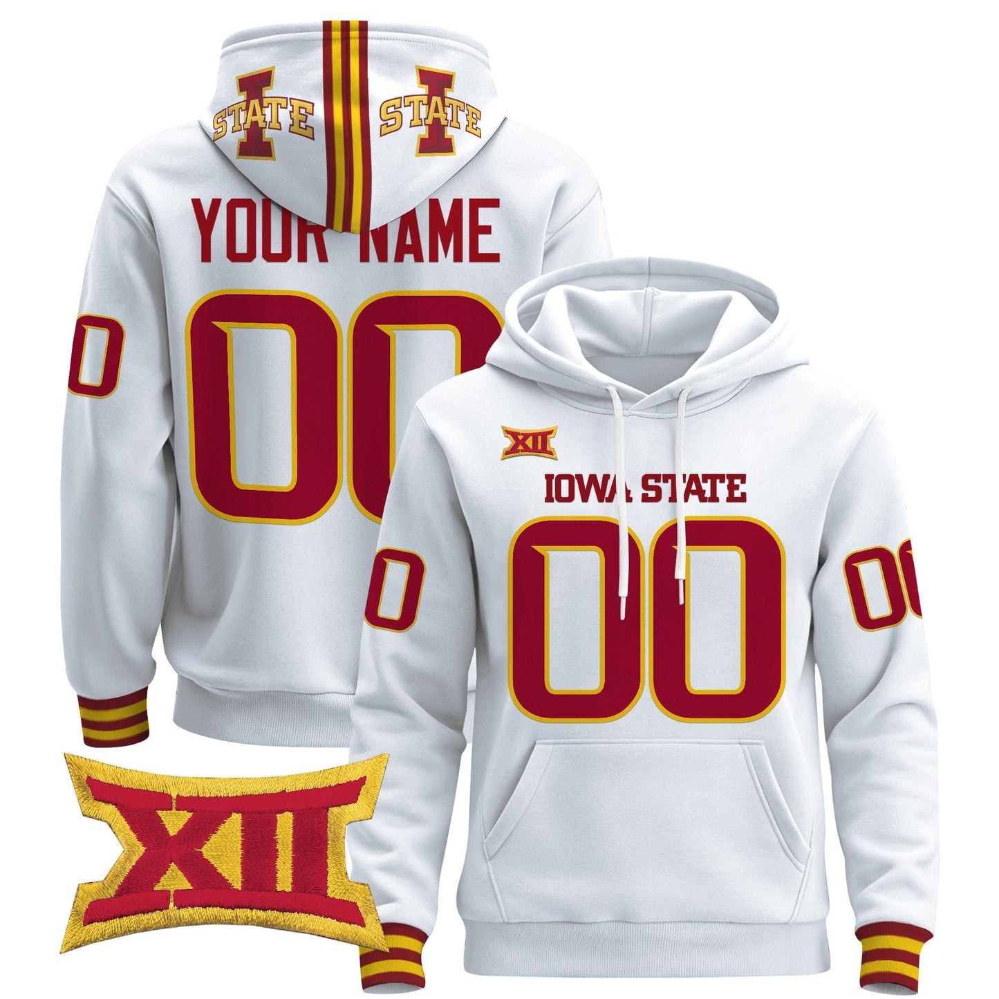 Iowa State Cyclones 2025 Premium Custom Pullover Hoodie