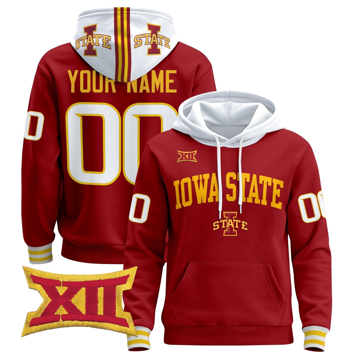 Iowa State Cyclones 2025 Premium Custom Pullover Hoodie V2