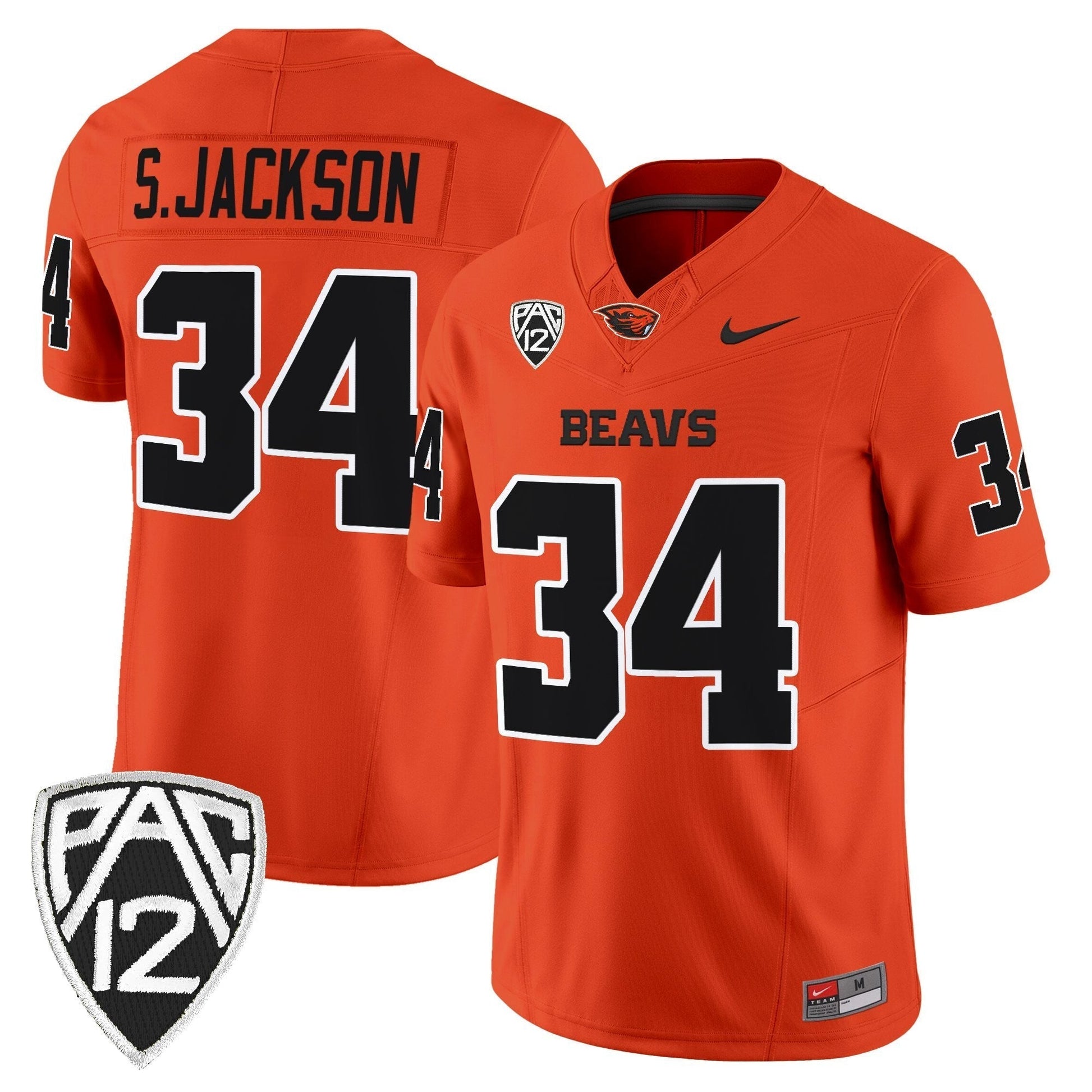 Men's Oregon State Beavers 2025 Vapor Limited Jersey - All Stitched