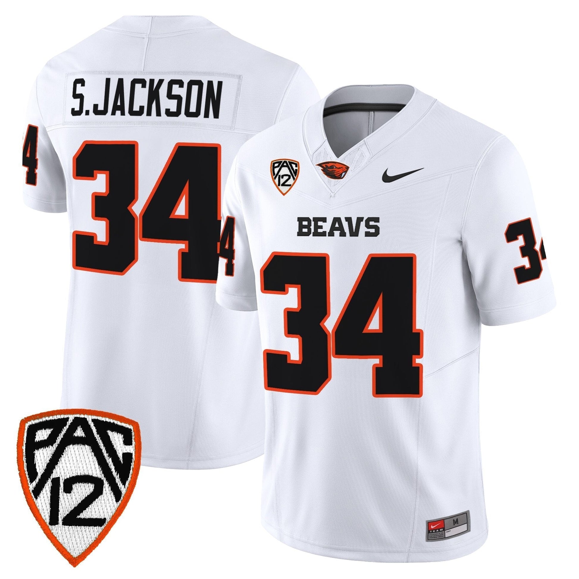 Men's Oregon State Beavers 2025 Vapor Limited Jersey - All Stitched