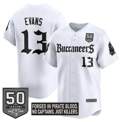Men's Tampa Bay Buccaneers 'Gothic Pirate Shadows Edition' Vapor Baseball Jersey - All Stitched