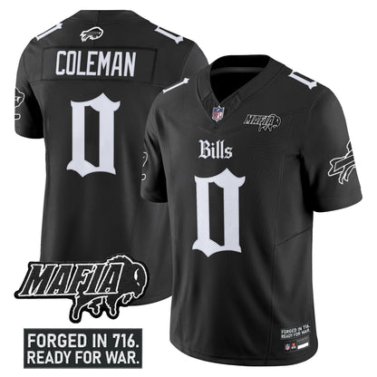 Men's Buffalo Bills 'Gothic Cold Front Edition' Vapor Limited Jersey V2 - All Stitched