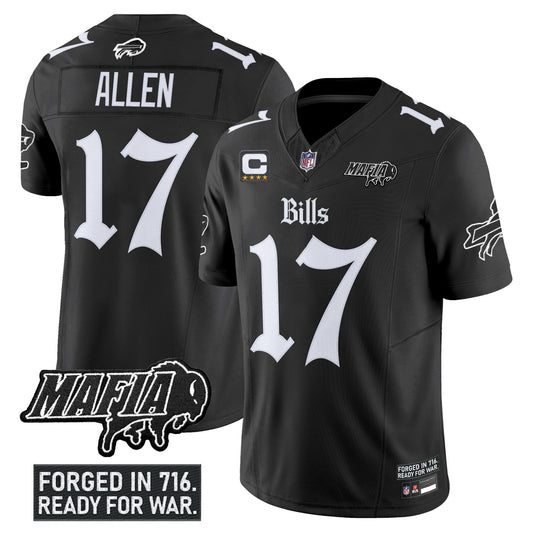 Men's Buffalo Bills 'Gothic Cold Front Edition' Vapor Limited Jersey V2 - All Stitched