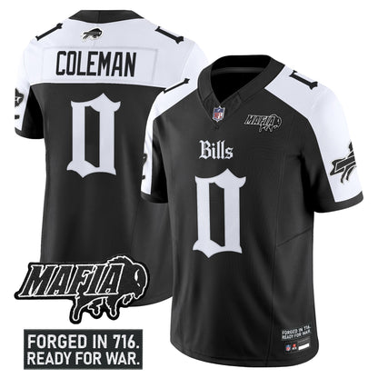 Men's Buffalo Bills 'Gothic Cold Front Edition' Vapor Limited Jersey V2 - All Stitched