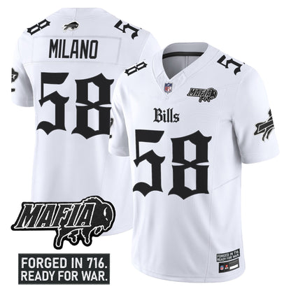 Men's Buffalo Bills 'Gothic Cold Front Edition' Vapor Limited Jersey V2 - All Stitched