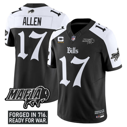 Men's Buffalo Bills 'Gothic Cold Front Edition' Vapor Limited Jersey V2 - All Stitched
