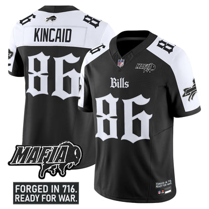 Men's Buffalo Bills 'Gothic Cold Front Edition' Vapor Limited Jersey V2 - All Stitched