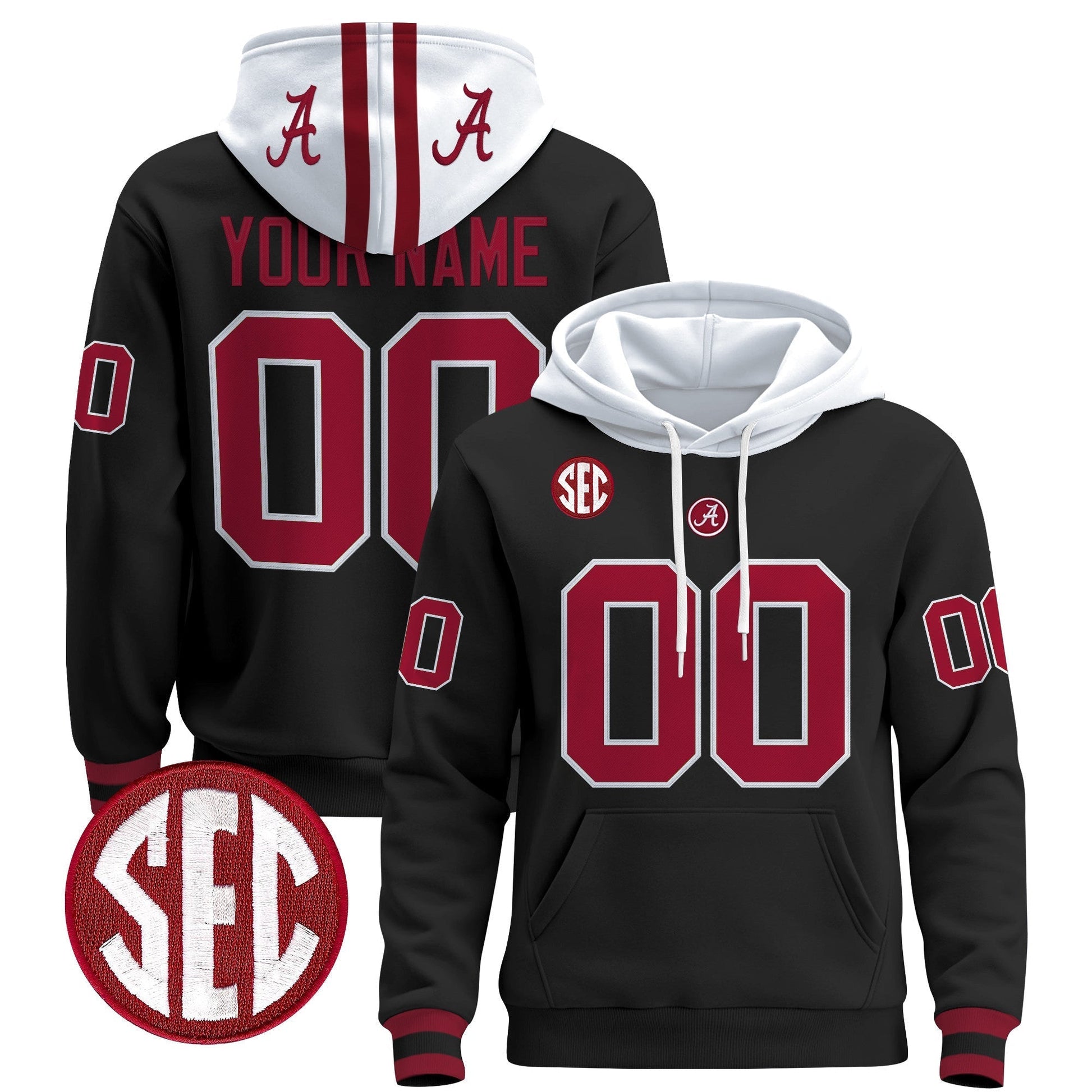 Alabama Crimson 2025 Premium Custom Pullover Hoodie