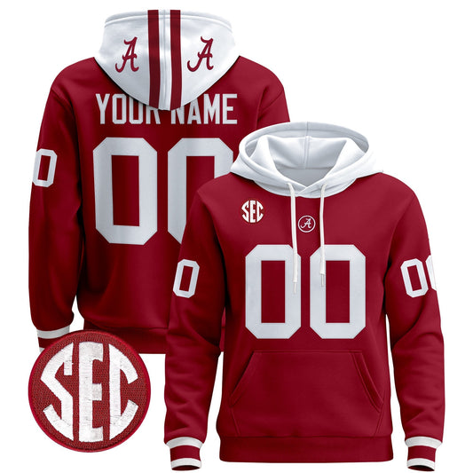 Alabama Crimson 2025 Premium Custom Pullover Hoodie