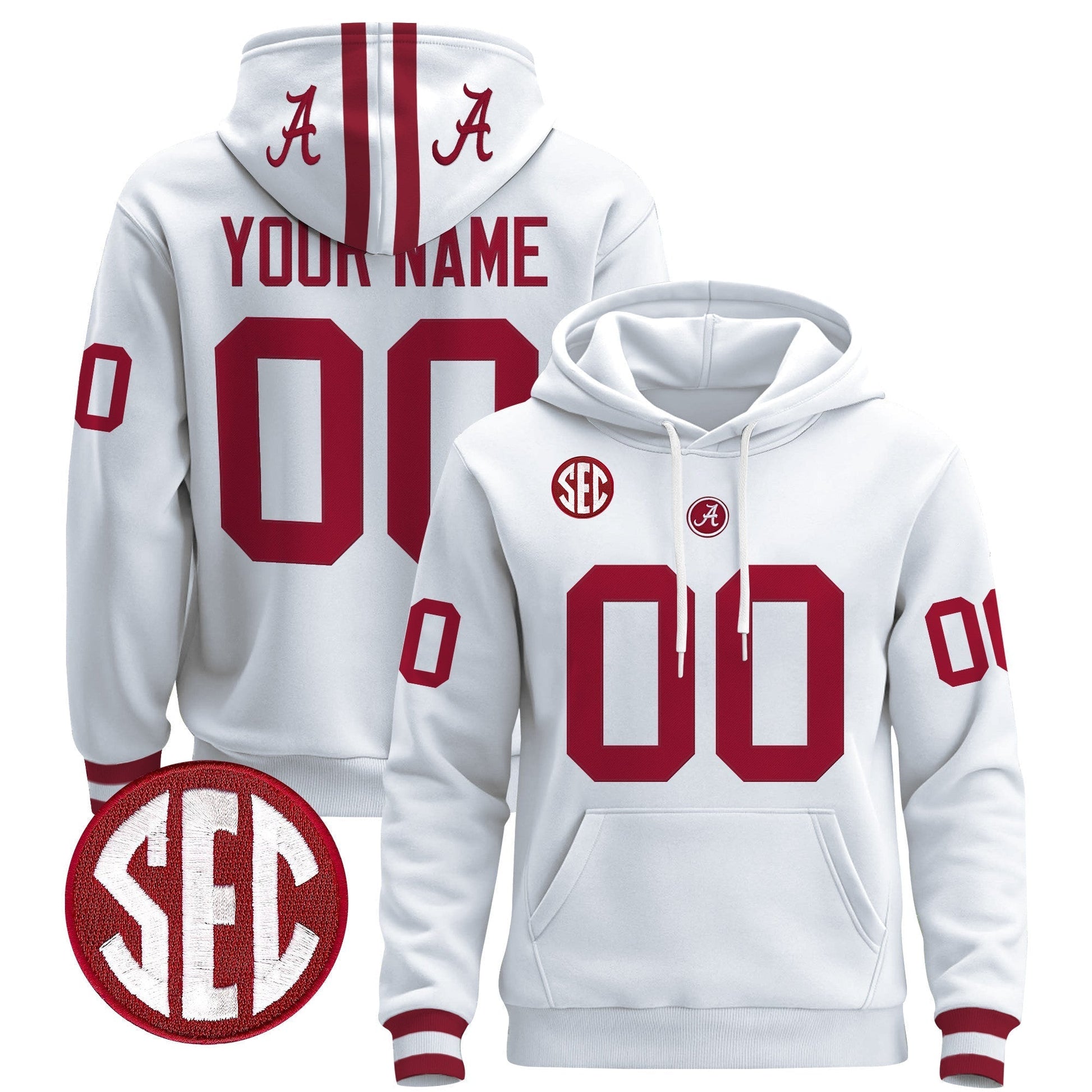 Alabama Crimson 2025 Premium Custom Pullover Hoodie