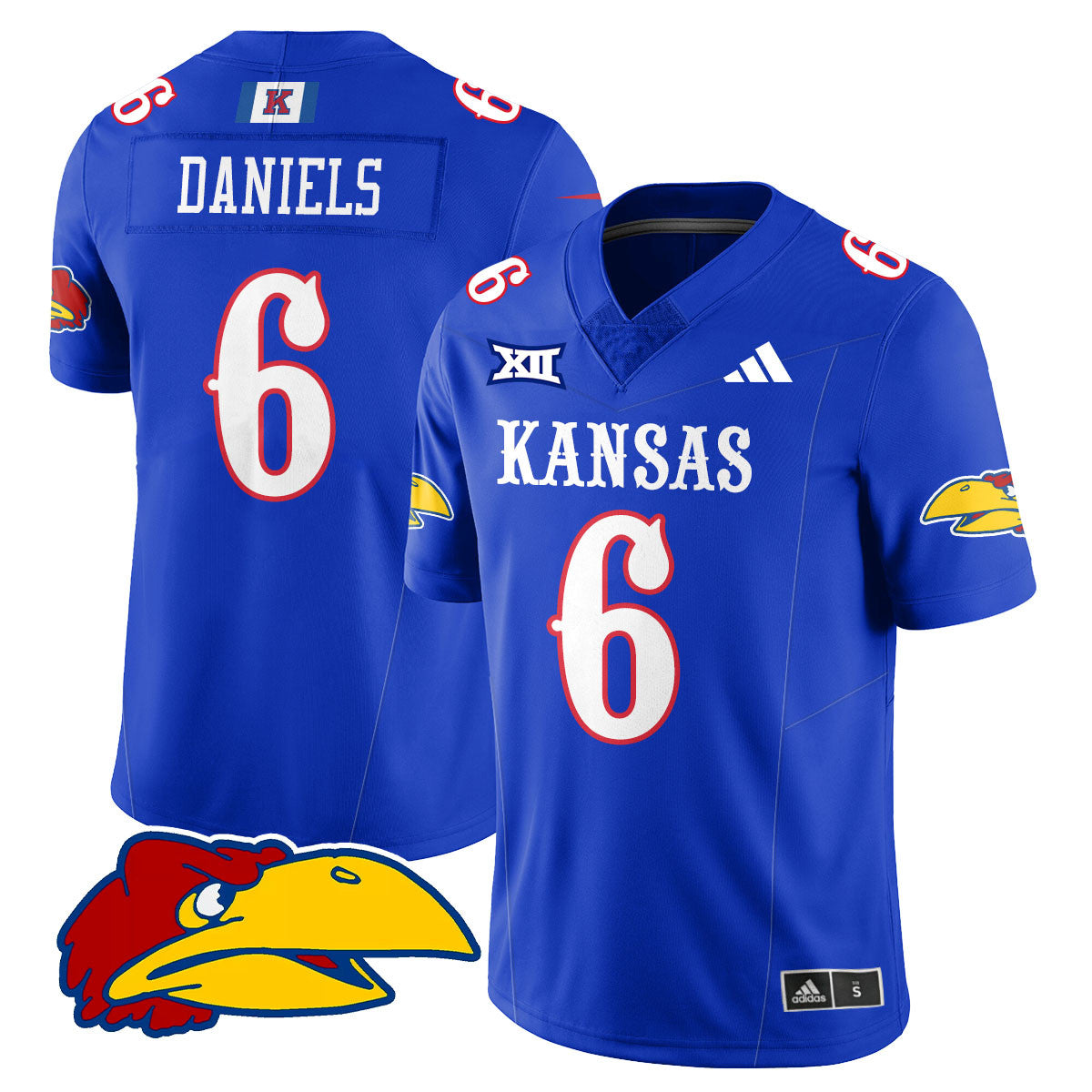 Men's Kansas Jayhawks Football 2025 Limited Jersey - All Stitched