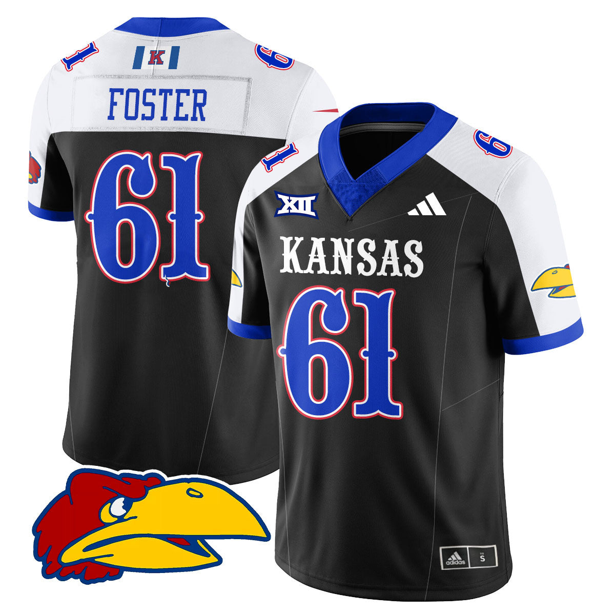 Men's Kansas Jayhawks Football 2025 Limited Jersey - All Stitched