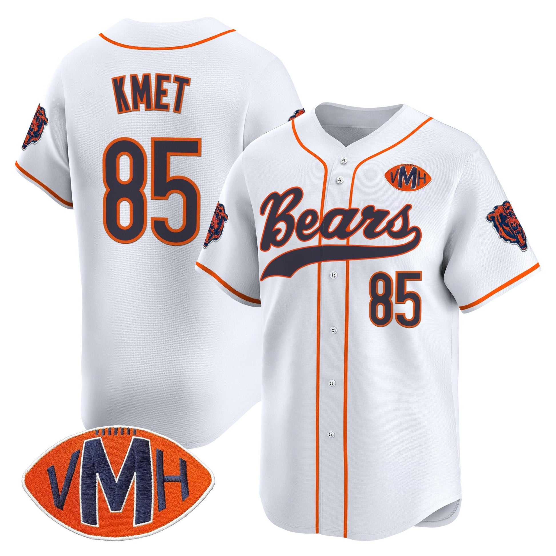 Men's Chicago Bears 2025 Vapor Baseball Jersey - All Stitched