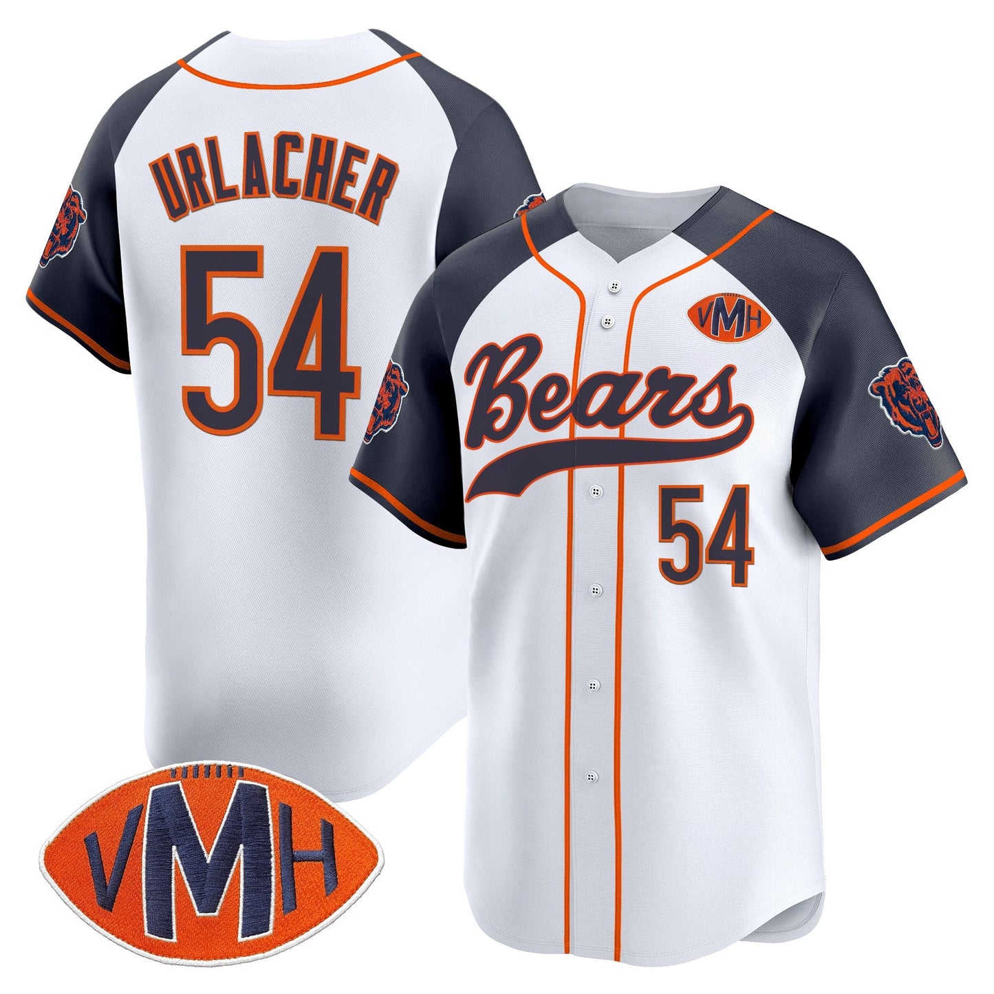 Men's Chicago Bears 2025 Vapor Baseball Jersey - All Stitched
