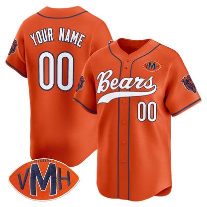 Chicago Bears 2025 Vapor Baseball Custom Jersey - All Stitched