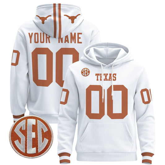 Texas Longhorns 2025 Premium Custom Pullover Hoodie