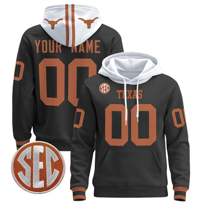 Texas Longhorns 2025 Premium Custom Pullover Hoodie