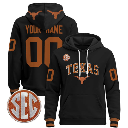 Texas Longhorns 2025 Premium Custom Pullover Hoodie V2