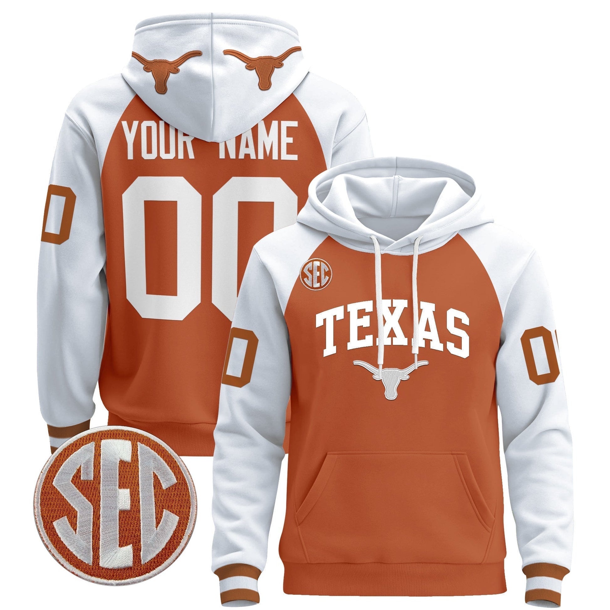 Texas Longhorns 2025 Premium Custom Pullover Hoodie V2