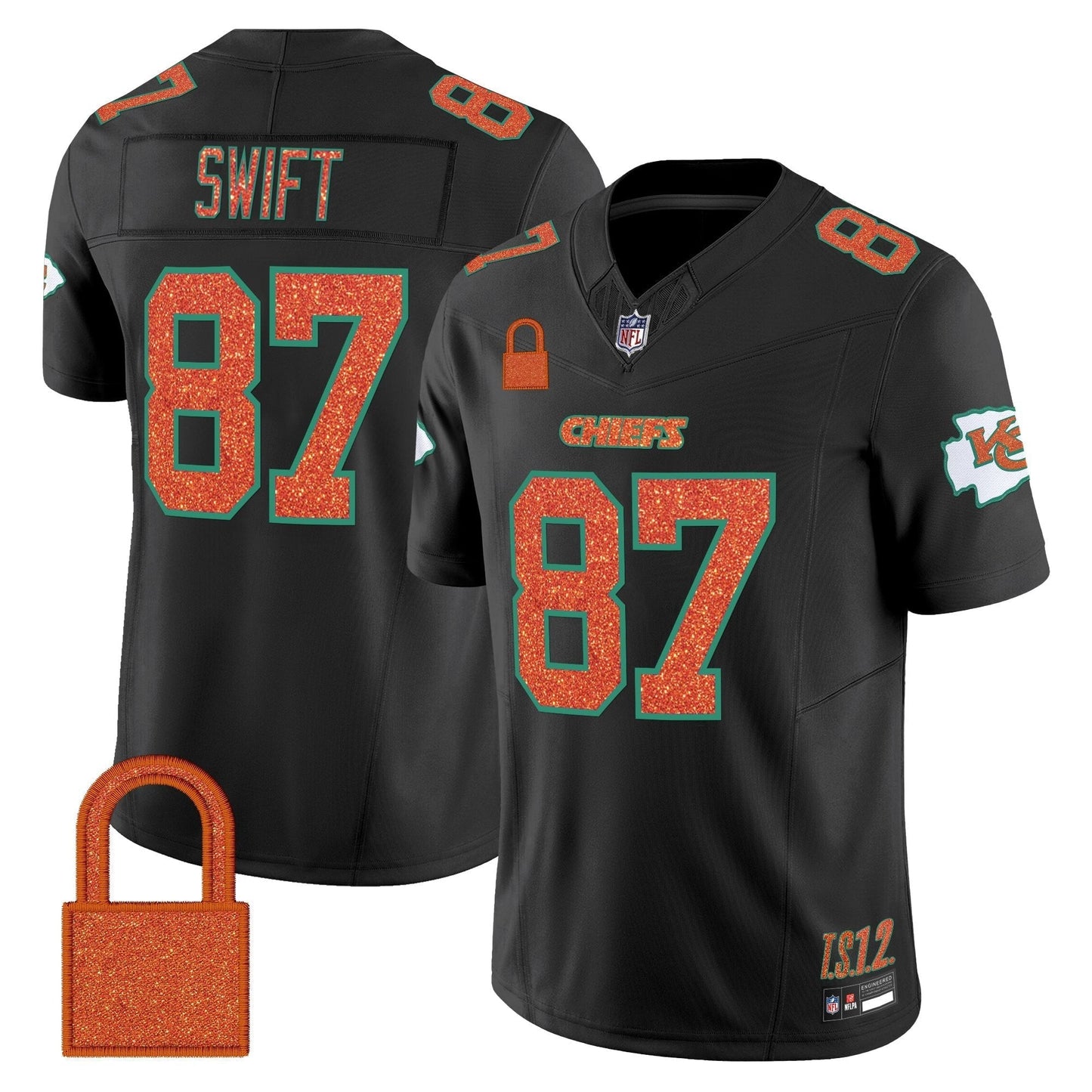 Men's Kansas City Chiefs 'Taylor Swift - TS12 - The Life of a Showgirl' Vapor Limited Jersey - All Stitched