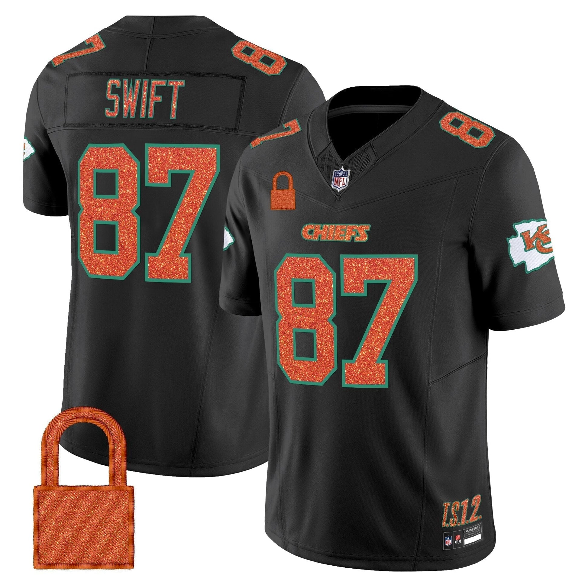 Men's Kansas City Chiefs 'Taylor Swift - TS12 - The Life of a Showgirl' Vapor Limited Jersey - All Stitched
