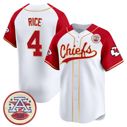 Men's Kansas City Chiefs 2025 Vapor Baseball Jersey - All Stitched