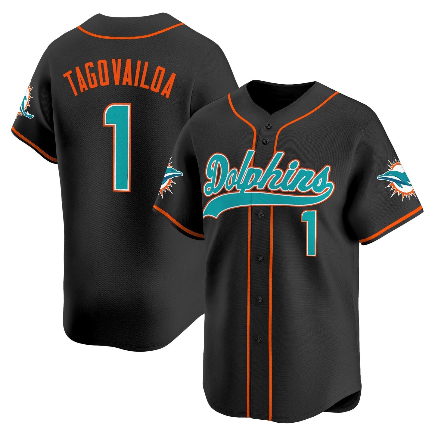 Men's Miami Dolphins 2025 Vapor Baseball Jersey - All Stitched