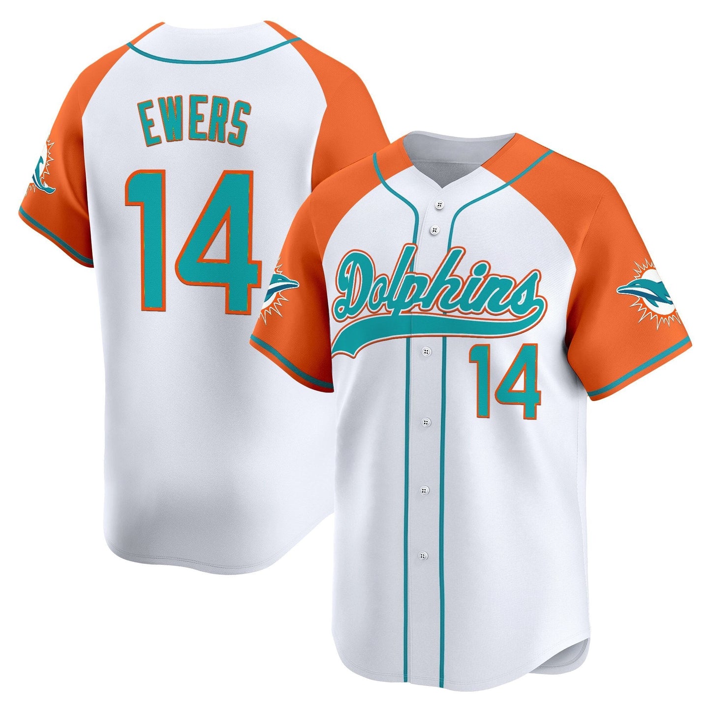 Men's Miami Dolphins 2025 Vapor Baseball Jersey - All Stitched