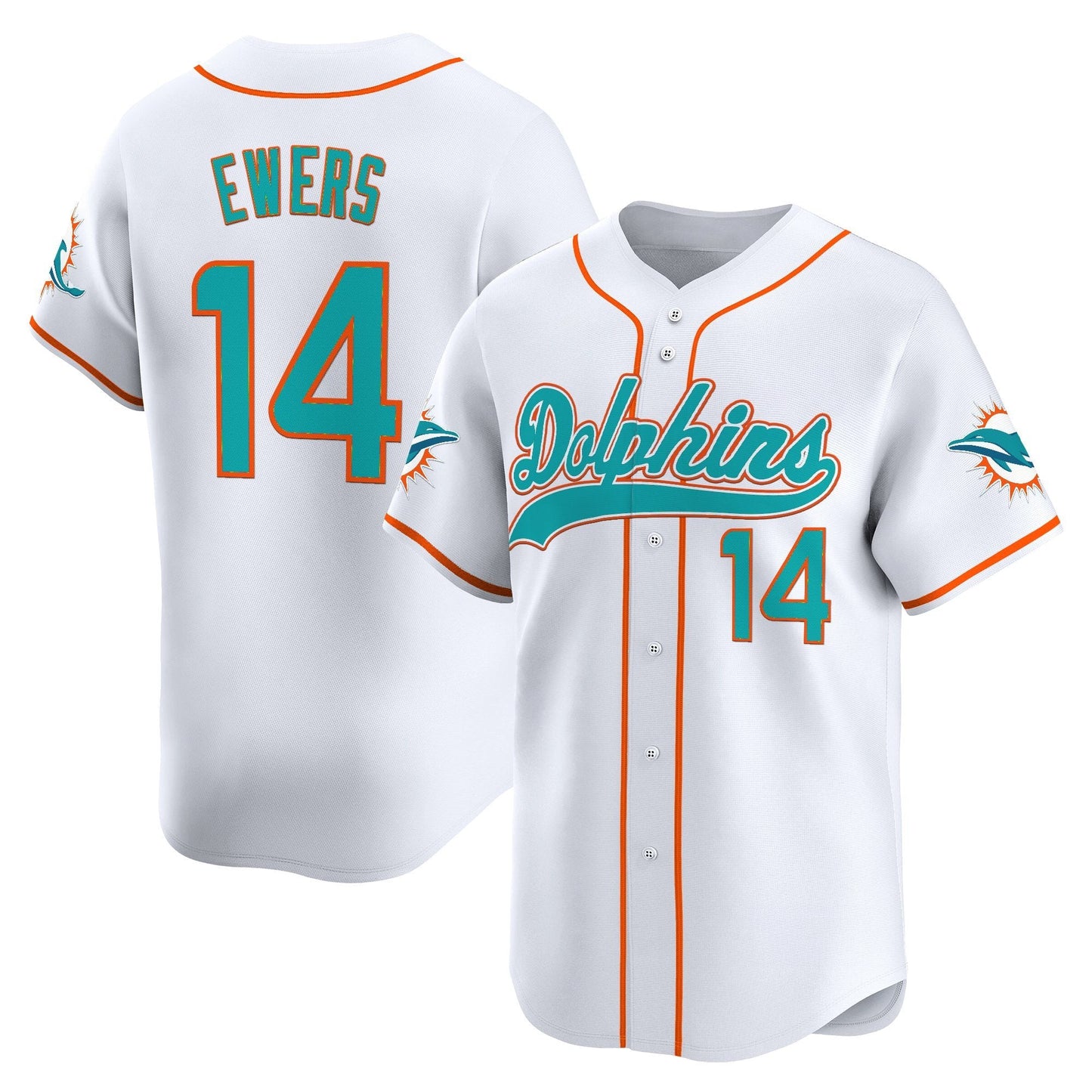 Men's Miami Dolphins 2025 Vapor Baseball Jersey - All Stitched