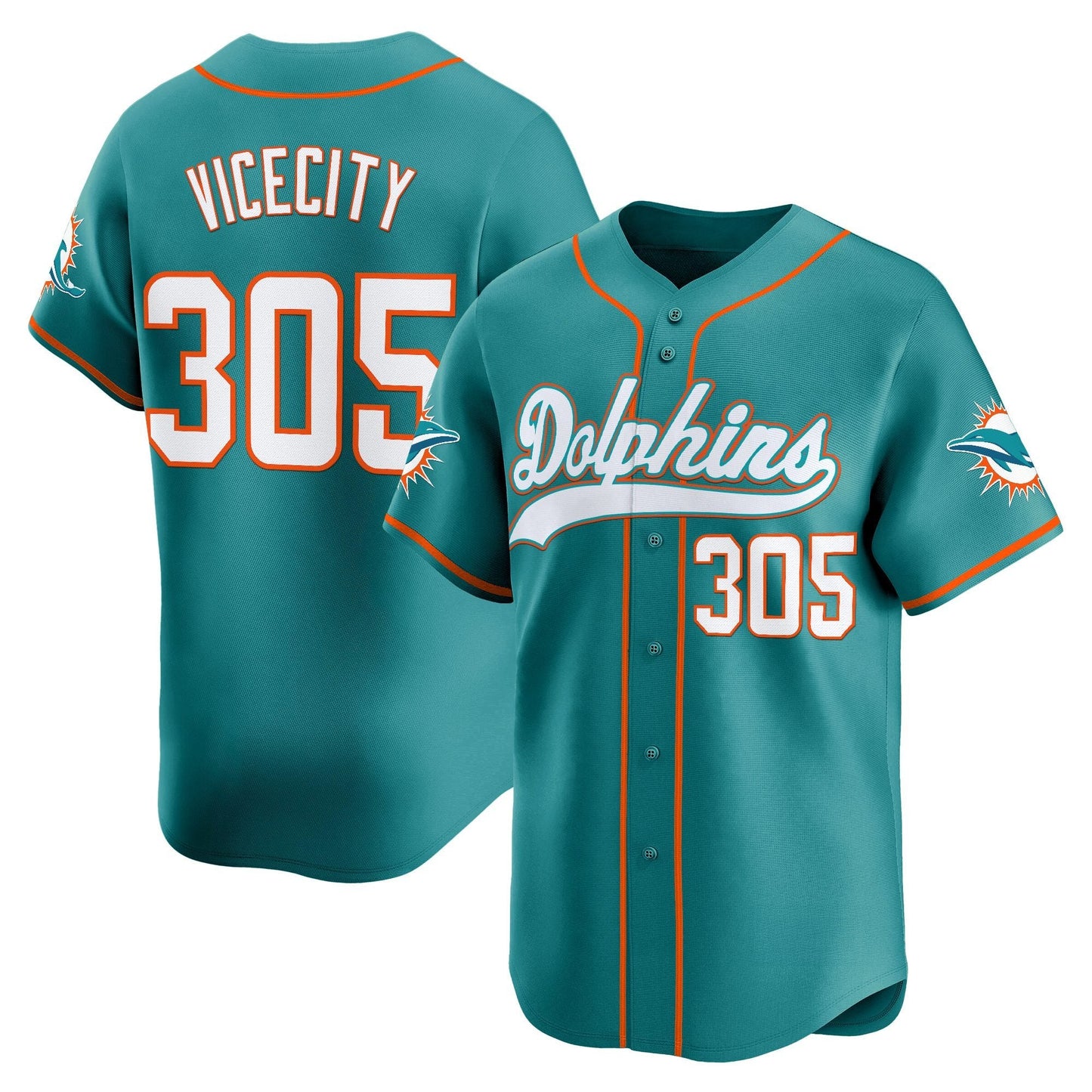 Men's Miami Dolphins 2025 Vapor Baseball Jersey - All Stitched